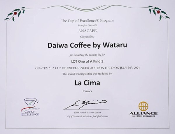 画像2: 【特別価格】グァテマラ2024COE#3 ラ・シーマ農園200g (2)